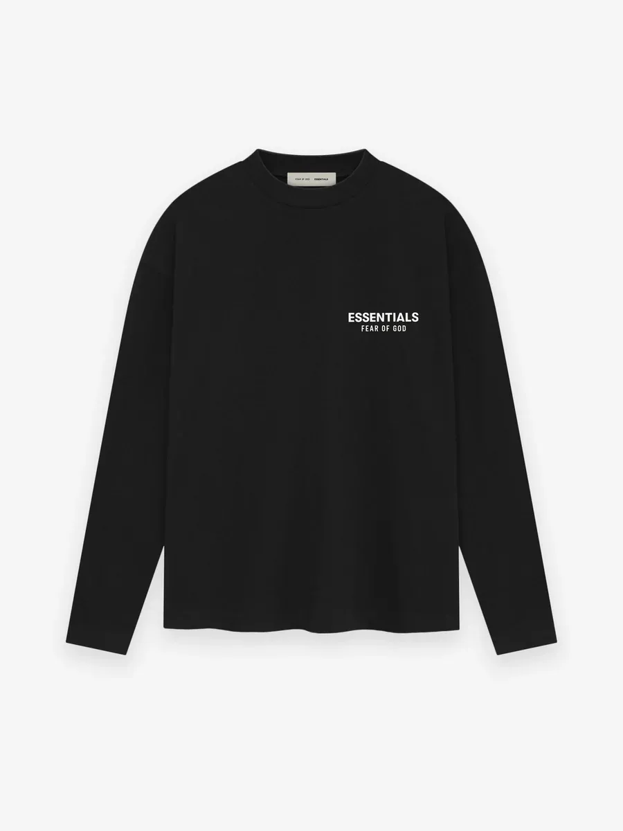 Essentials Fear OF God Classic Long Sleeve Tee Essentials Fear OF God Classic Long Sleeve Tee