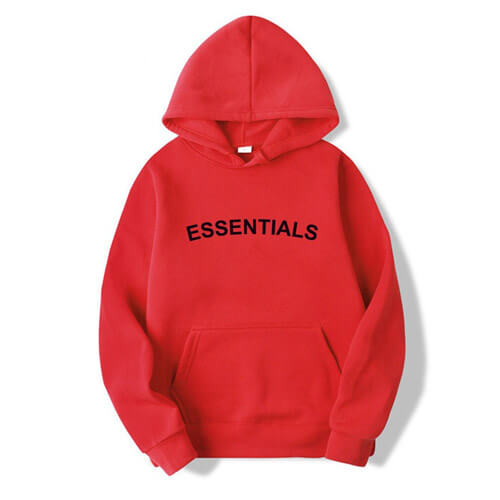Red Essentials Hoodie Red Essentials Hoodie