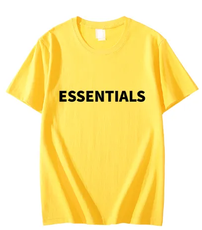Essentials Yellow T Shirt Essentials Yellow T Shirt