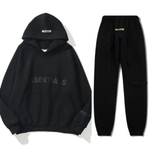Essential Oversized Black Fear Of God Tracksuit