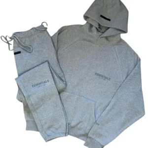 Essentials Heather Oatmeal Core Fear of God Tracksuit