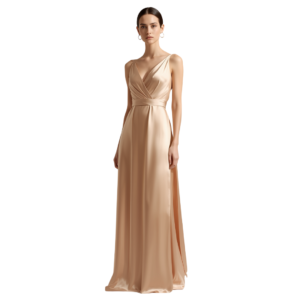 Luxury Satin Maxi Dress For Women