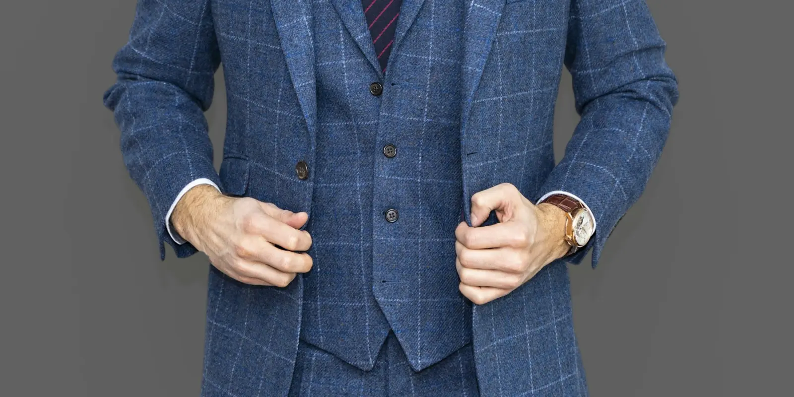 Man wearing a tailored suit